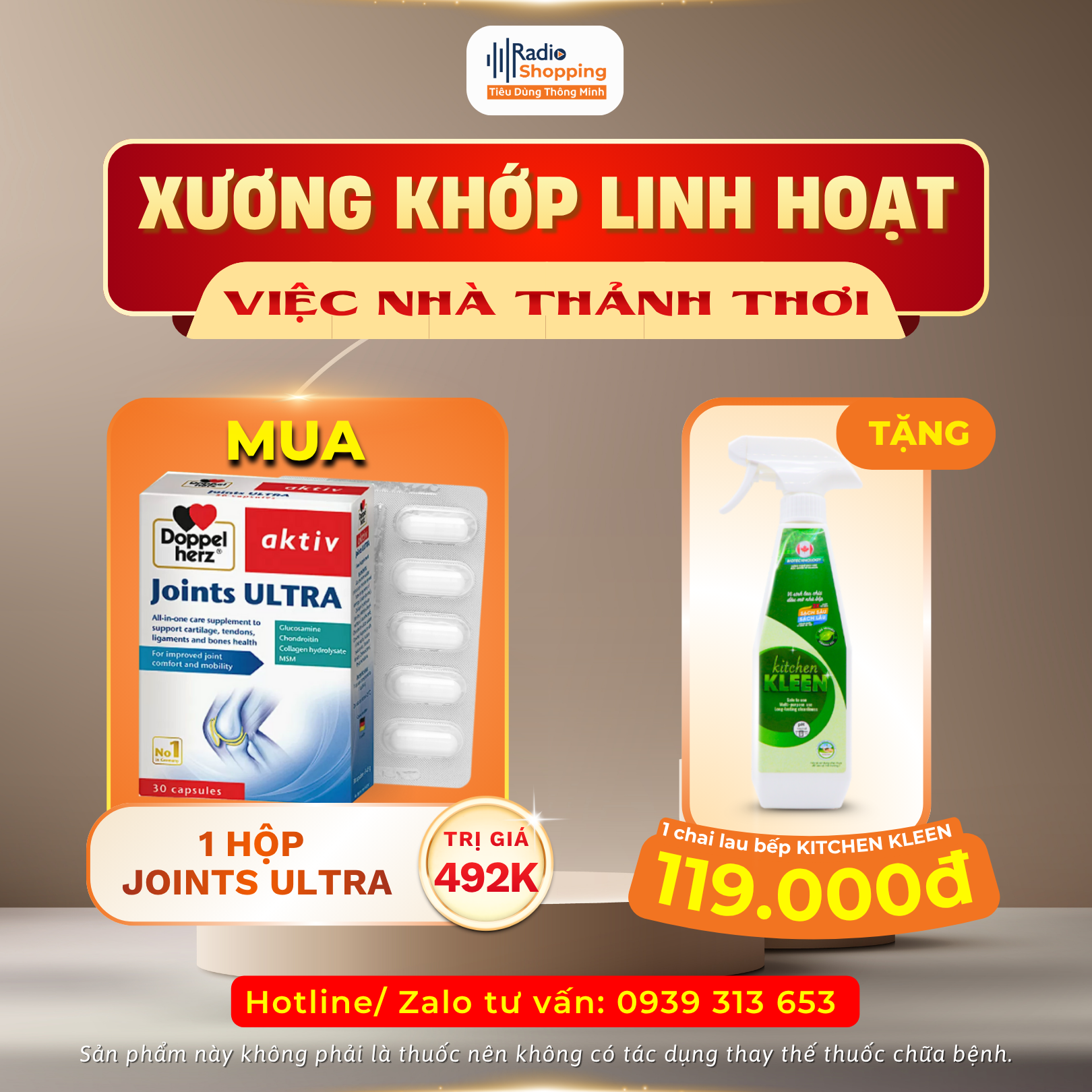 🎁 Chương trình khuyến mãi khi mua sản phẩm Joints Ultra
